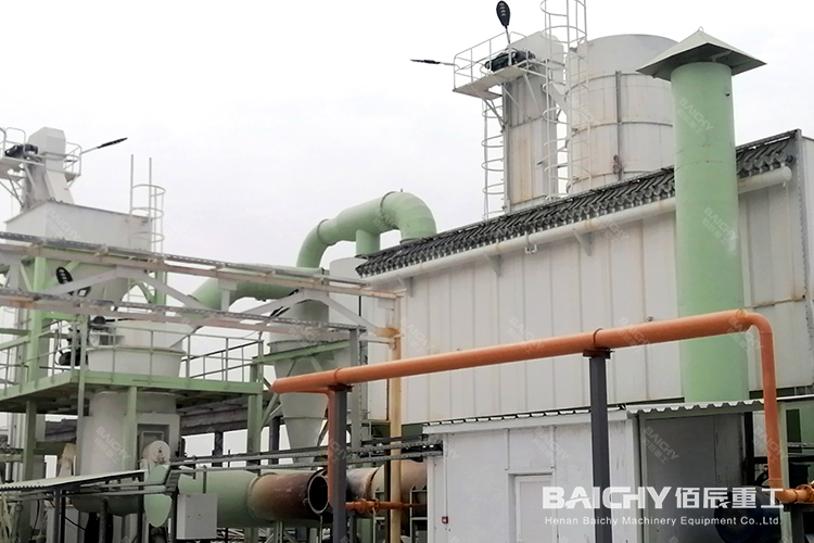 時(shí)產(chǎn)5-8噸礦渣磨粉生產(chǎn)線
