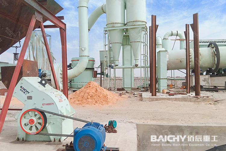 時產(chǎn)8-10噸石膏磨粉生產(chǎn)線