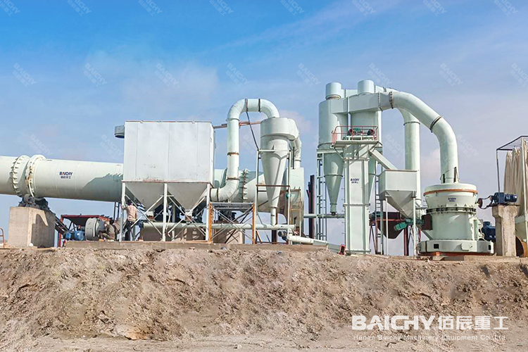 時產(chǎn)8-10噸石膏磨粉生產(chǎn)線